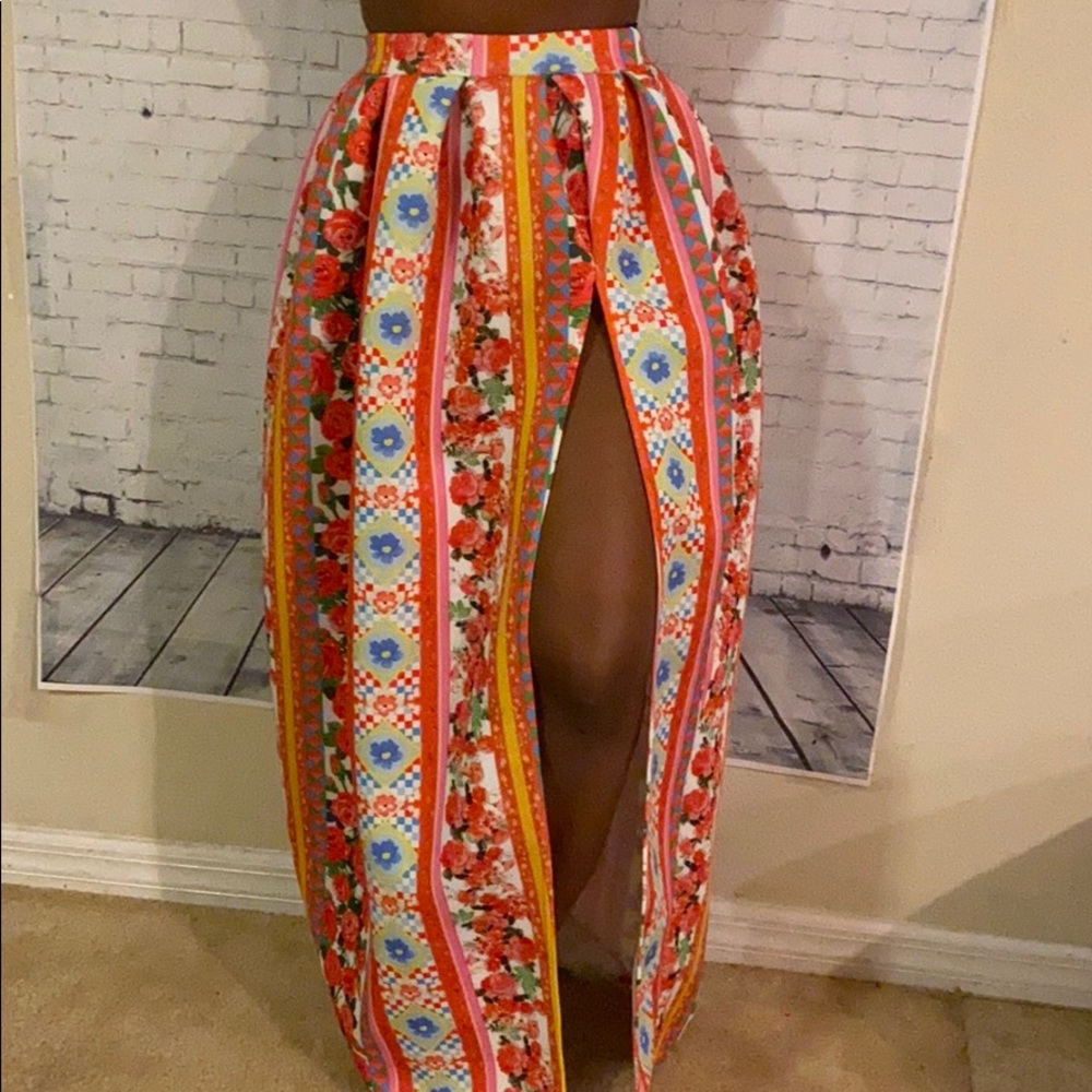 Beautiful flowers skirt